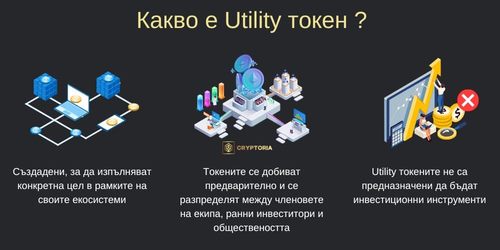 Как работят Utility токените ? Cryptoria.bg