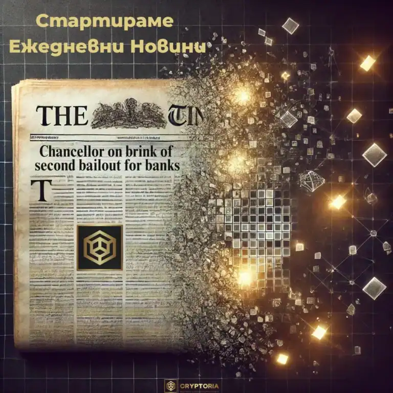 Ново Начало: Cryptoria.bg Стартира Ежедневни Новини!