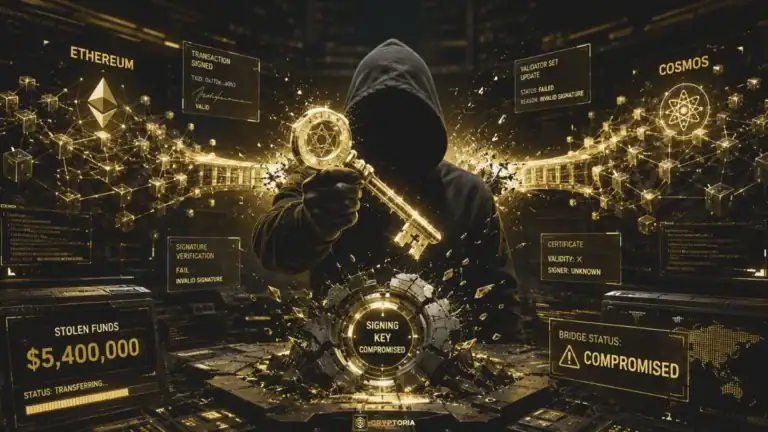 Хакерска атака срещу Gravity Bridge след компрометиране на подписващ ключ между Ethereum и Cosmos