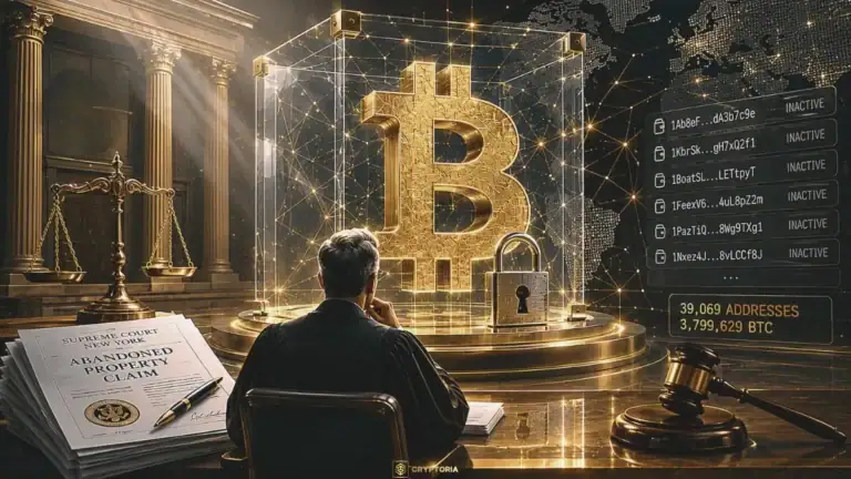 Мъж поиска по съдебен път контрол над 3.8 милиона BTC в неактивни адреси