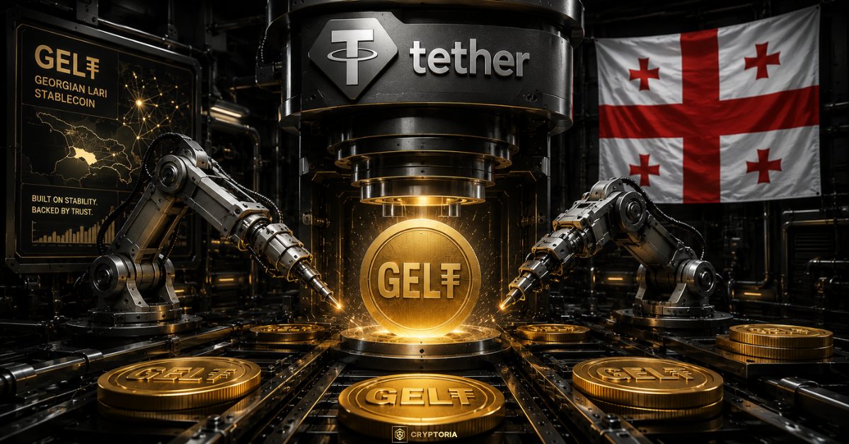 Tether и Грузия представят GEL₮ стейбълкойн Илюстрация на GEL₮ стейбълкойна на Грузия, разработен съвместно между Tether и грузинското правителство
