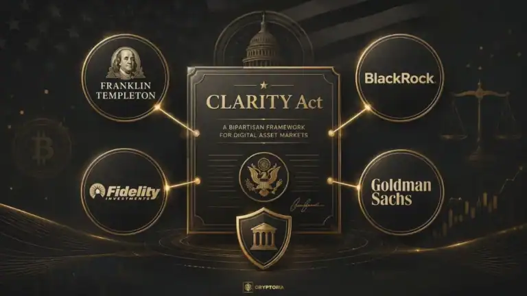 Четири финансови гиганта подкрепиха CLARITY Act в САЩ
