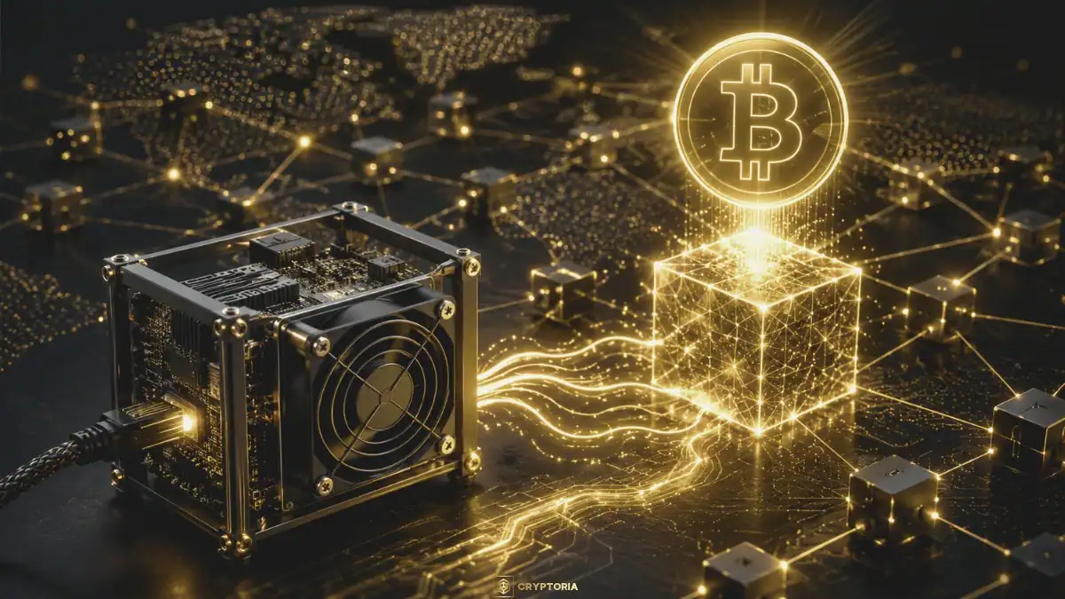 Соло майнър с Bitaxe откри Биткойн блок чрез Public Pool Соло майнър с Bitaxe, свързан към Биткойн мрежата, намира нов блок чрез Public Pool.