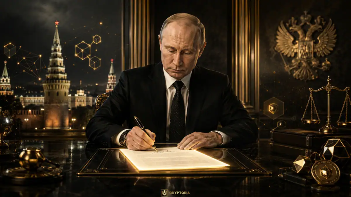 Путин подписа закона за криптовалутите в Русия Владимир Путин подписва закона за регулиране на криптовалутите в Русия