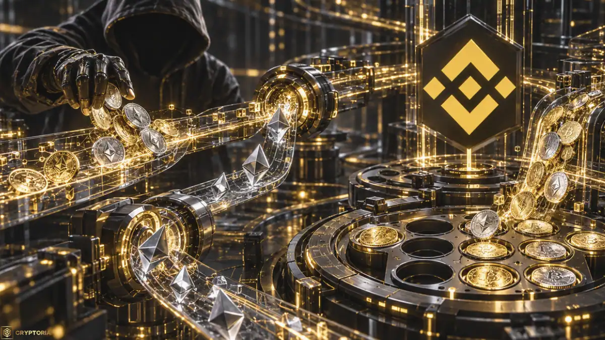 Илюстрация: Binance купува токени за попълване на празни позиции, докато хакер продава криптовалути.
